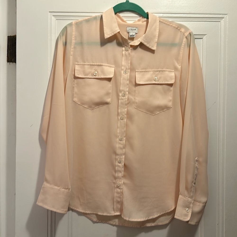 J Crew Button Down Blouse